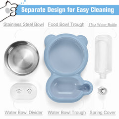 Azwraith detachable stainless steel bowl designed for easy cleaning