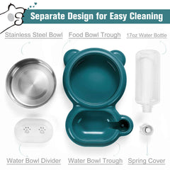 Azwraith water-bottle-cap demonstrates secure attachment and spill-free water delivery.