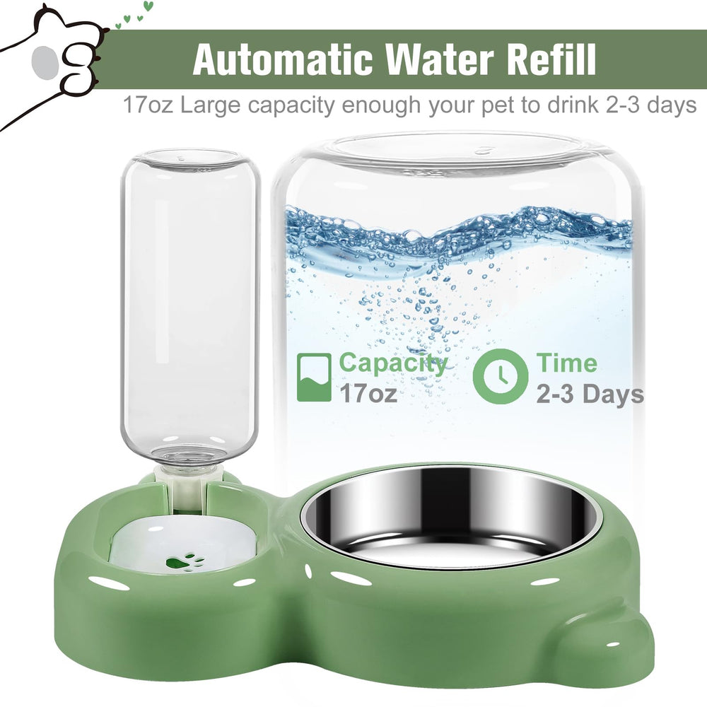 Azwraith water bottle gravity-feed action shows continuous access to fresh water.