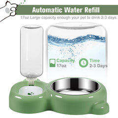 Azwraith water bottle gravity-feed action shows continuous access to fresh water.