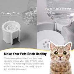 Azwraith water bowl divider keeps water clean and hair dry.