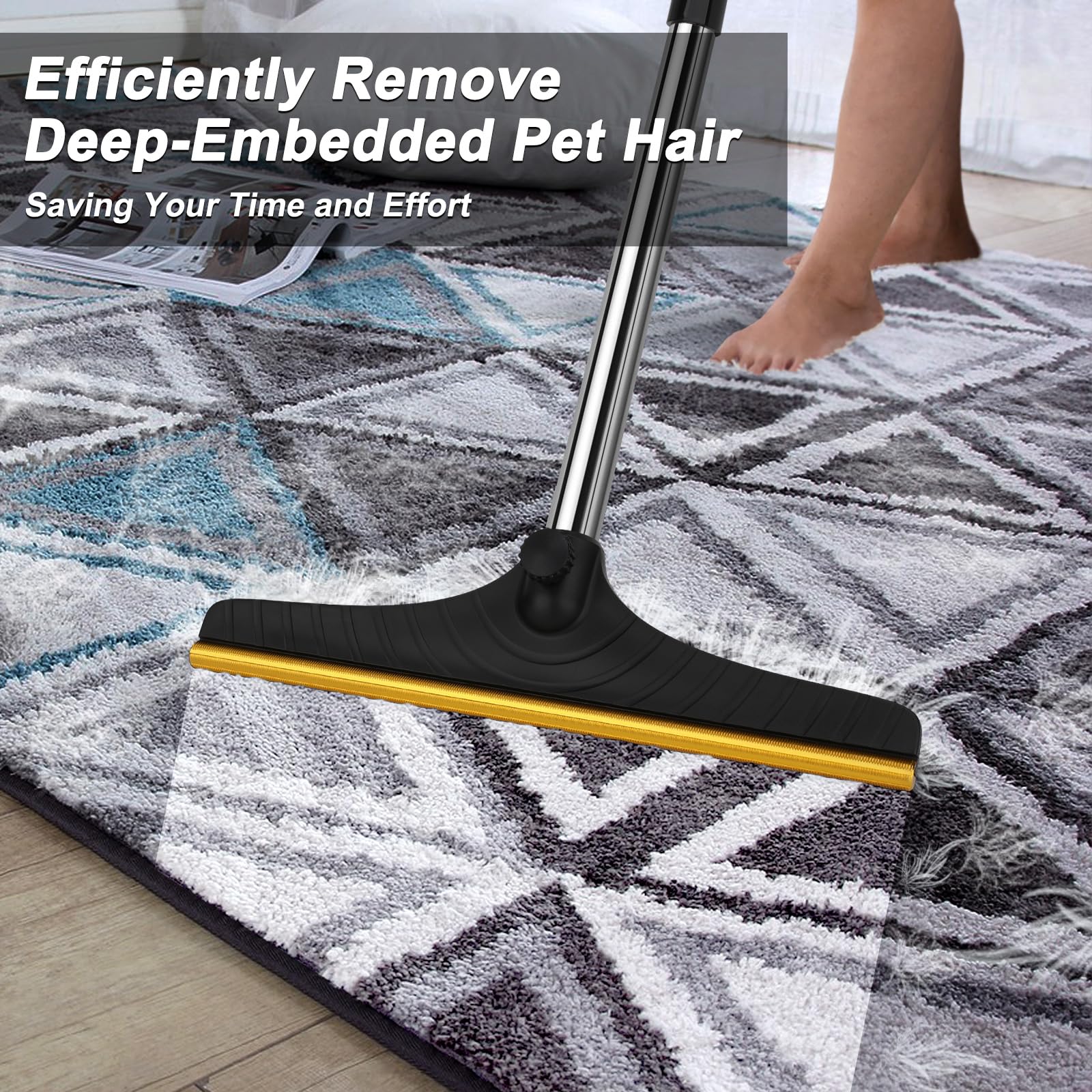 B-Land silicone Y-shaped fur remover for quick, gentle fur collection.
