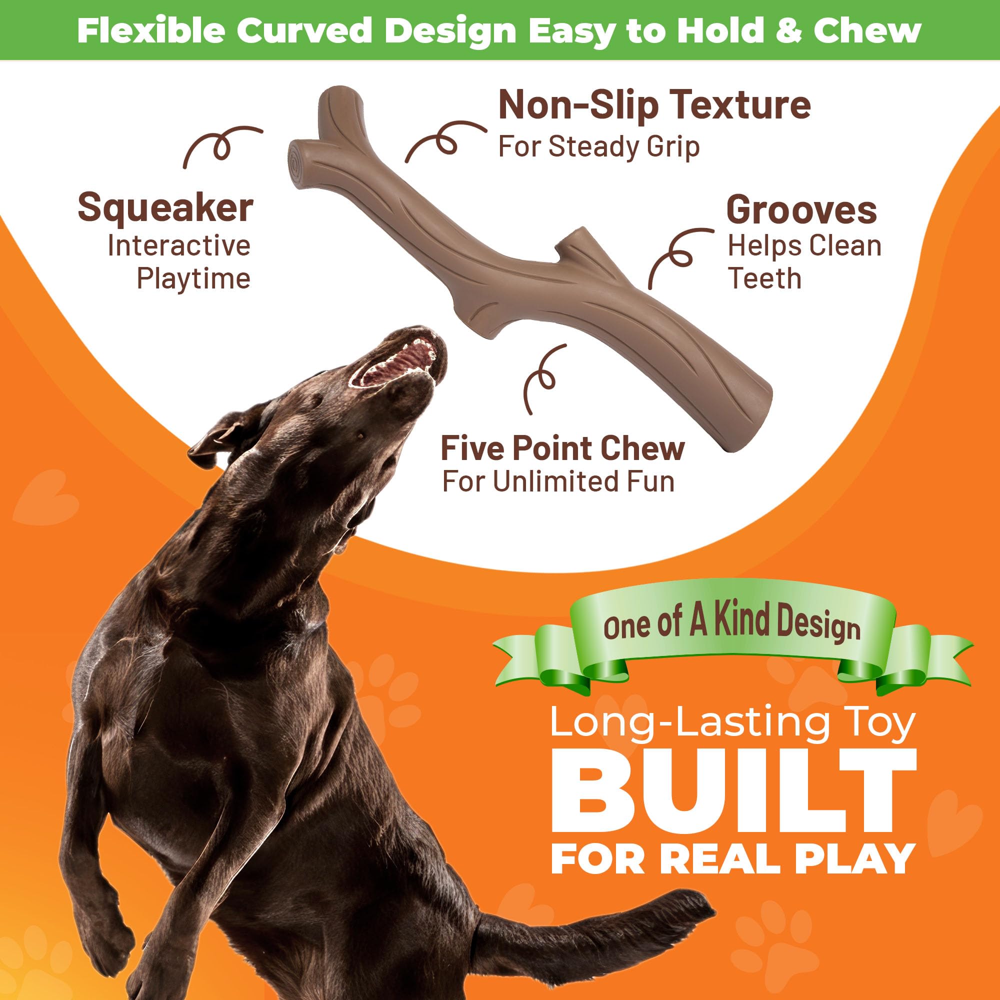 Baba Buddies fetch and tug toy ideal for outdoor exercise.