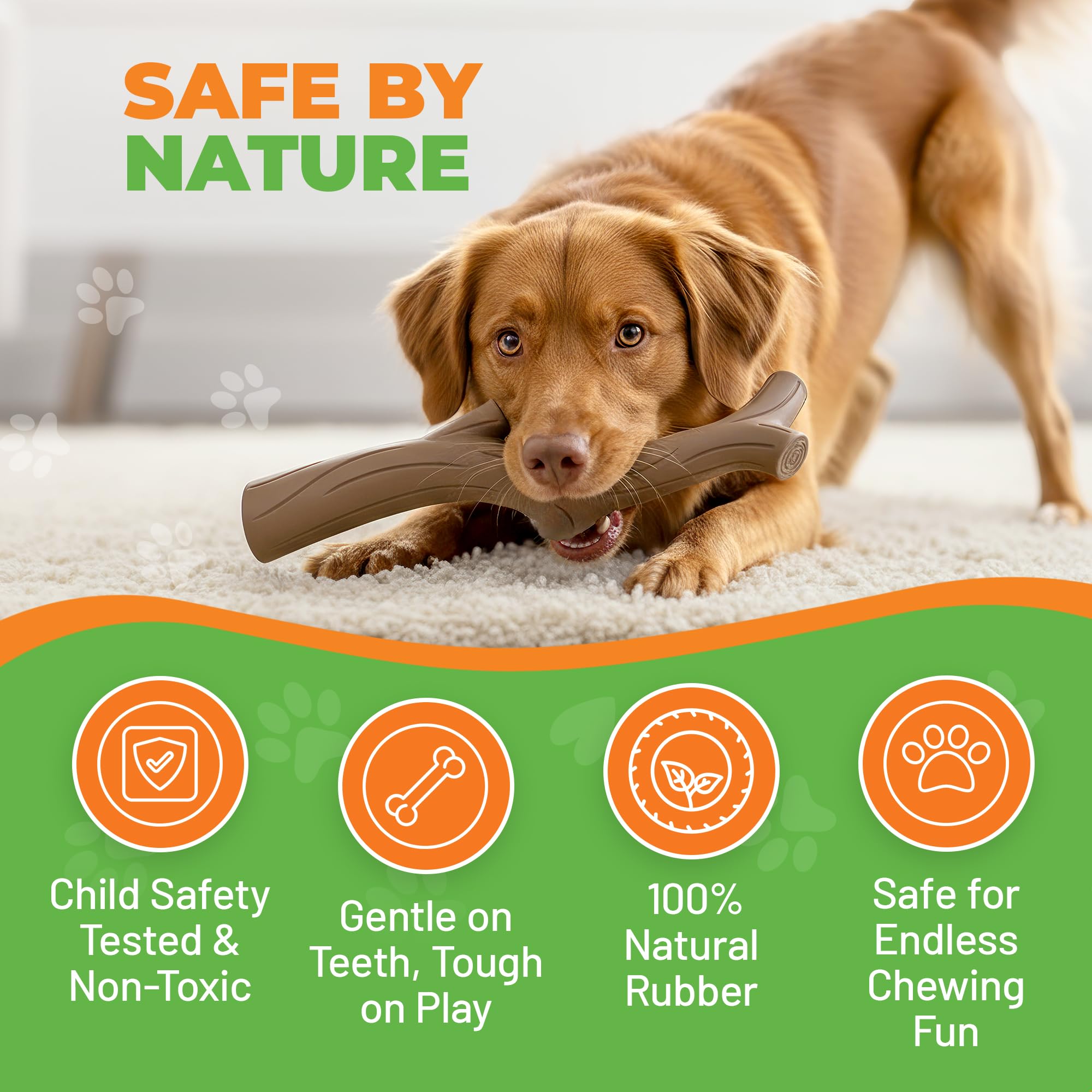 Baba Buddies natural rubber dental ridges promote gum care during chewing.