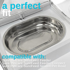 BabaPACK two-pack bowls on counter, easy to clean and hypoallergenic.