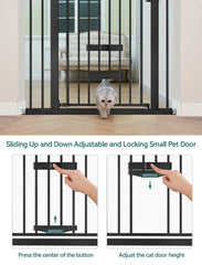 Babelio auto-close two-way swing keeps passages secure and accessible.