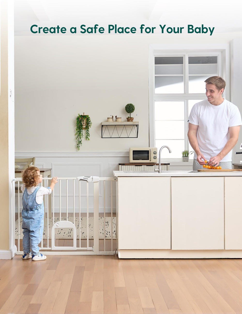 Babelio dual-lock safety design prevents child access to opening