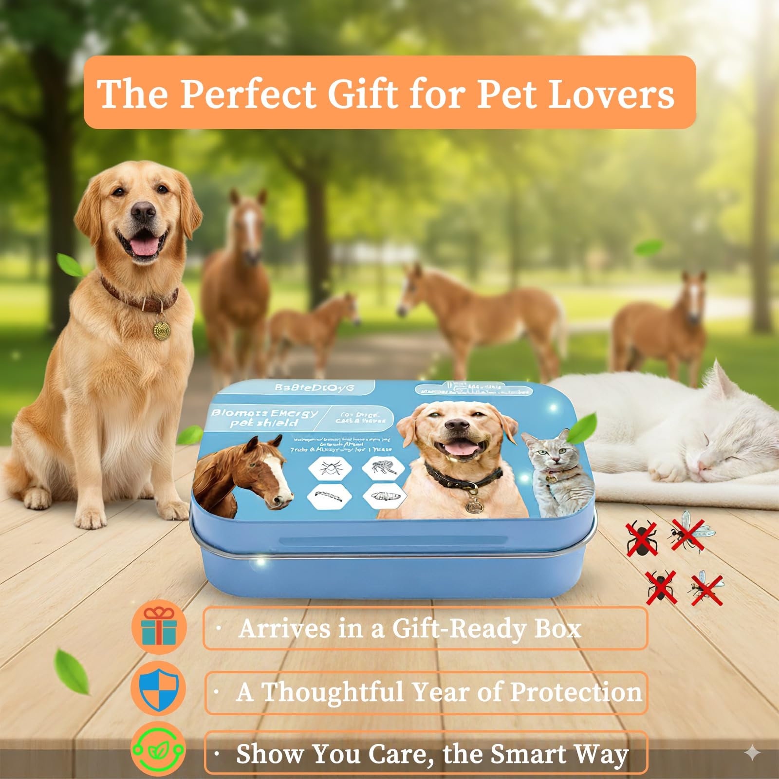 BabieDtOyG unboxing moment with pet owner and calm dog.