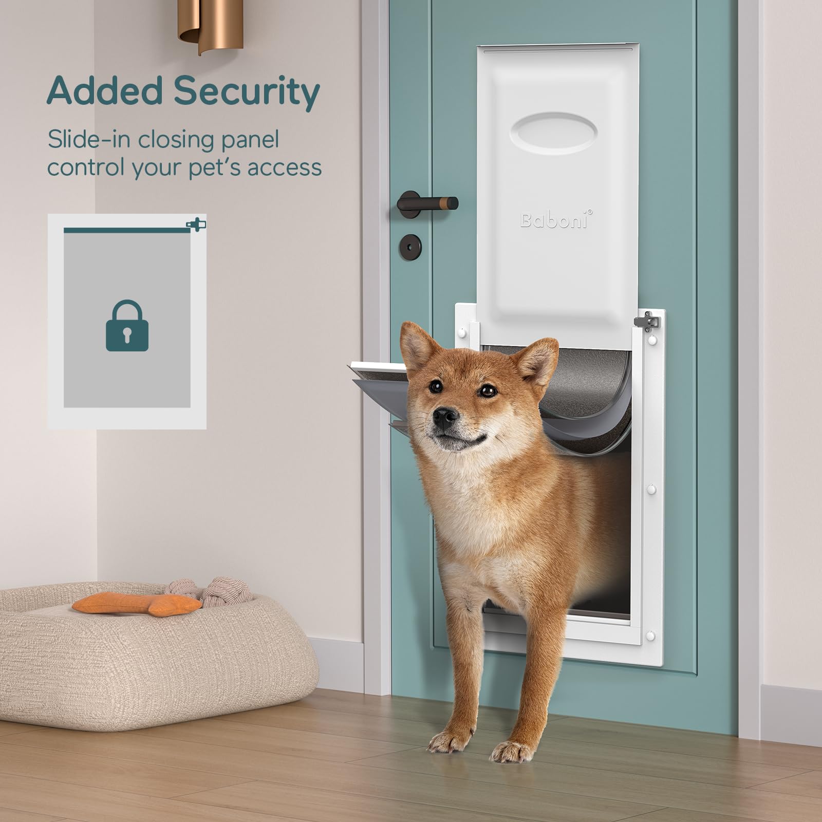 Suitable for interior and exterior use, supporting pets up to 100 pounds.