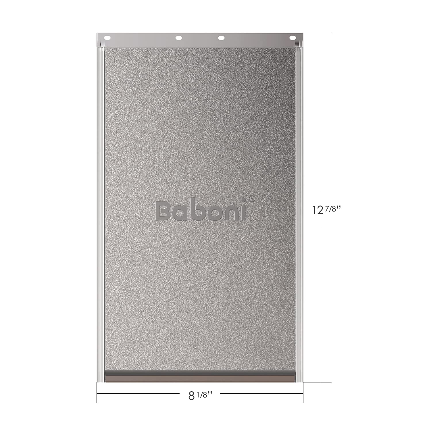 Screws included for easy installation on Baboni medium door.