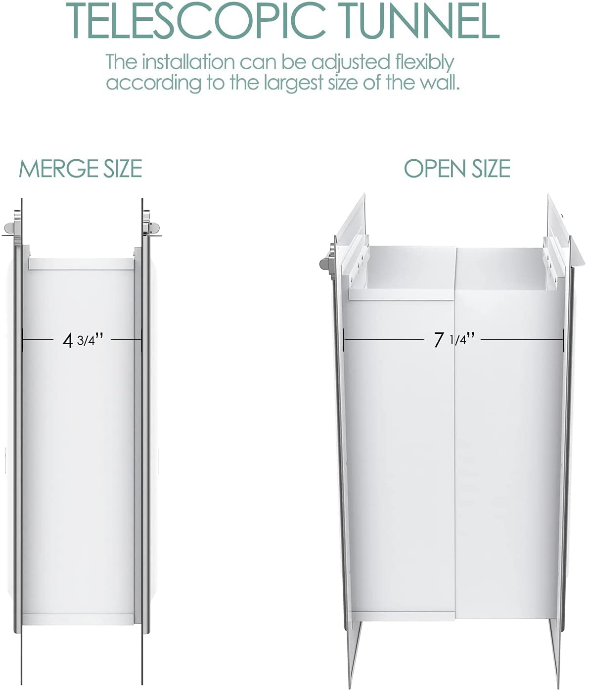 Baboni pet door durable metal construction built to withstand daily pet use.