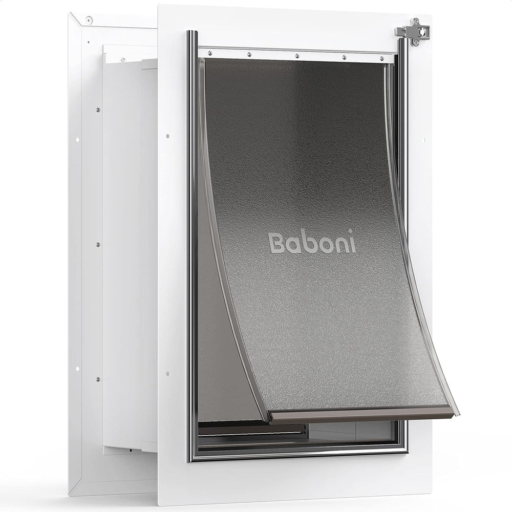 Baboni pet door wall steel frame demonstrating durable construction for reliable pet access.