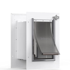 Baboni wall pet door with steel frame for confident entry