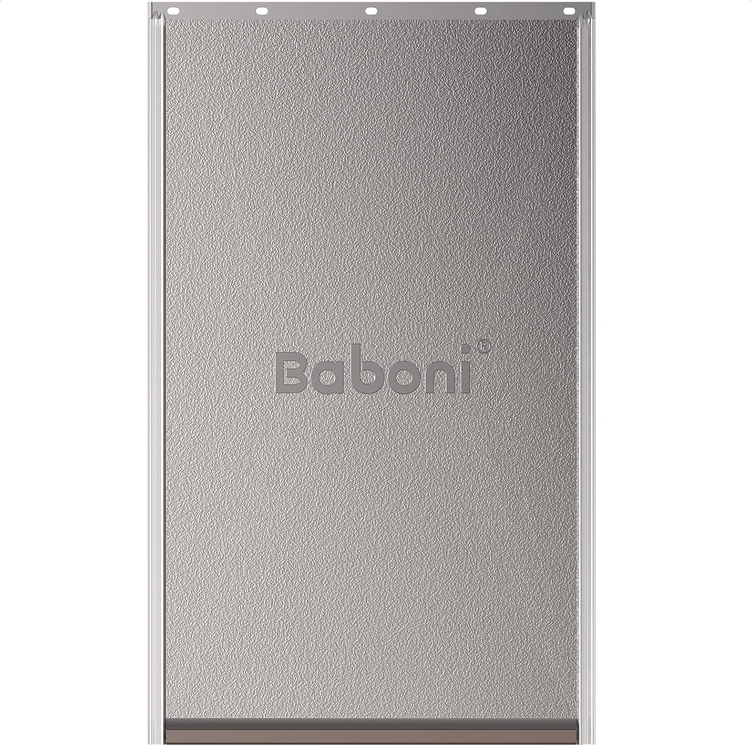 Baboni replacement flap for large pet door with 10 1/8 x 16 7/8 opening, fits dogs and cats.