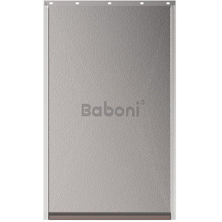 Baboni replacement flap for large pet door with 10 1/8 x 16 7/8 opening, fits dogs and cats.