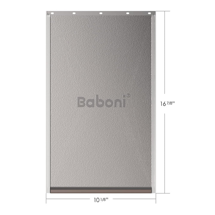 Baboni flap magnetic closure close-up shows strong seal against drafts.