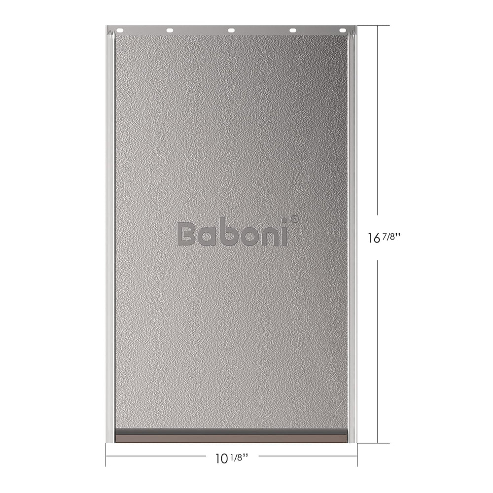 Baboni flap magnetic closure close-up shows strong seal against drafts.