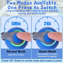 BABORUI ball demonstrates fast and slow speed options for hunting-style play.