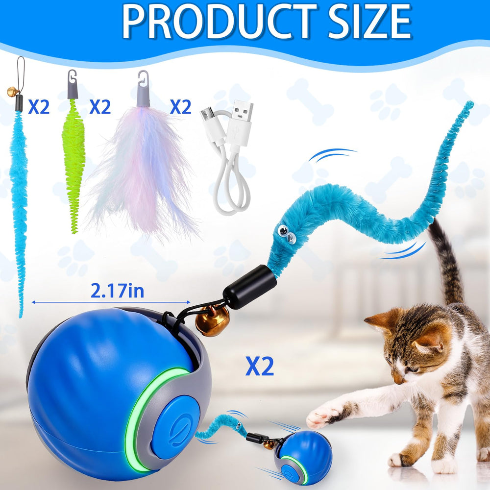 BABORUI silicone-shell cat toy ball built to withstand daily chewing and play.