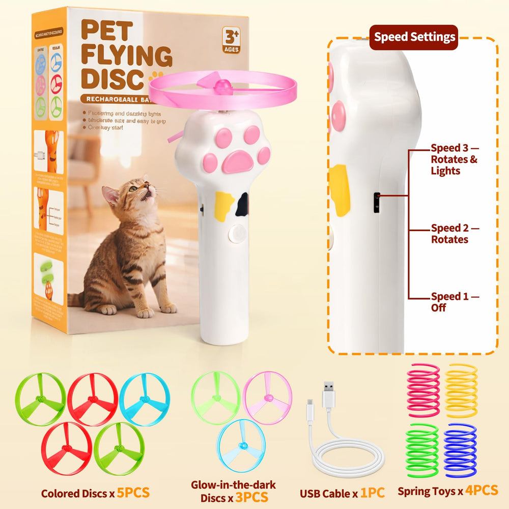 Indoor enrichment tool from BABORUI with ergonomic handle for active cats
