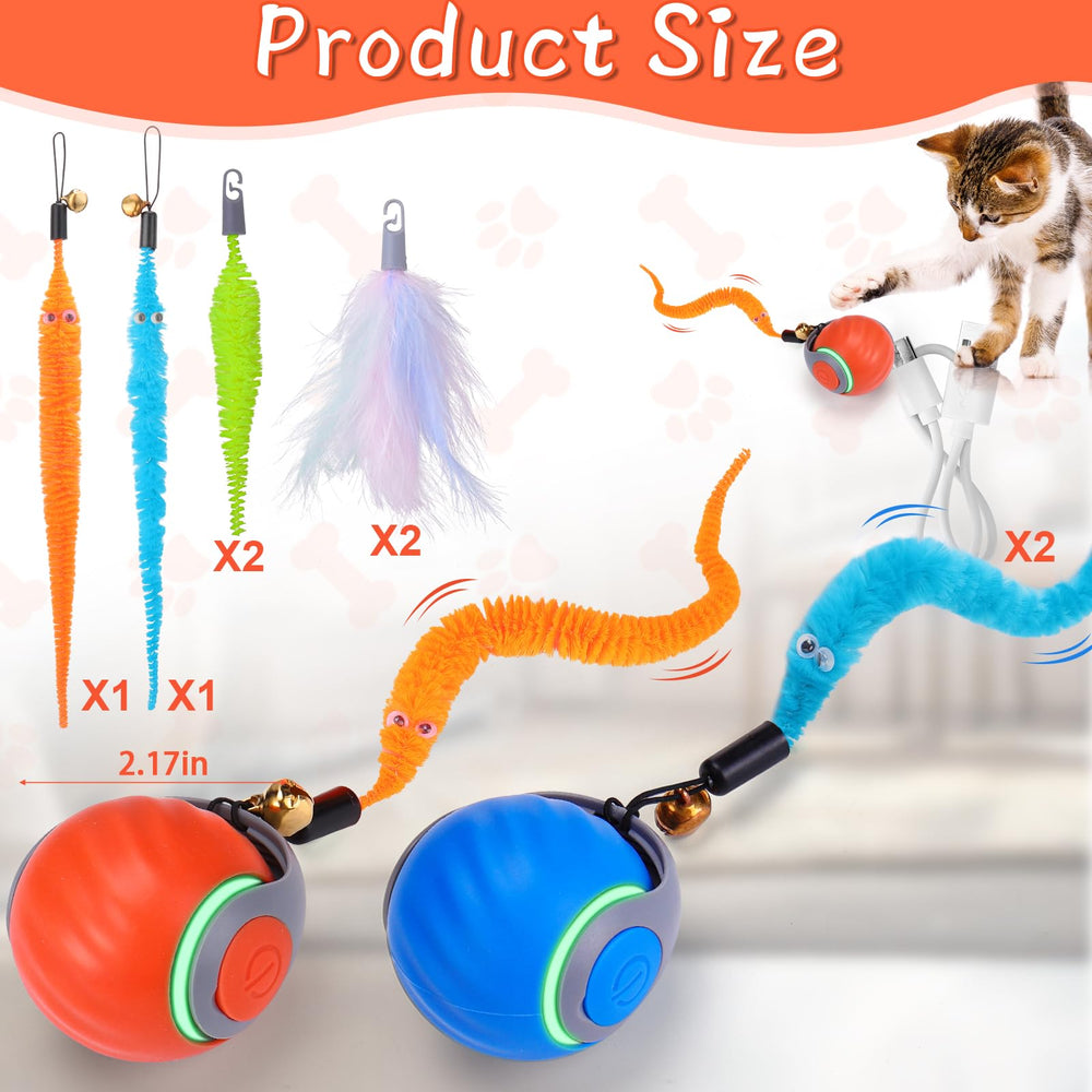 BABORUI cat toy ball silicone shell for safe, durable pet entertainment.