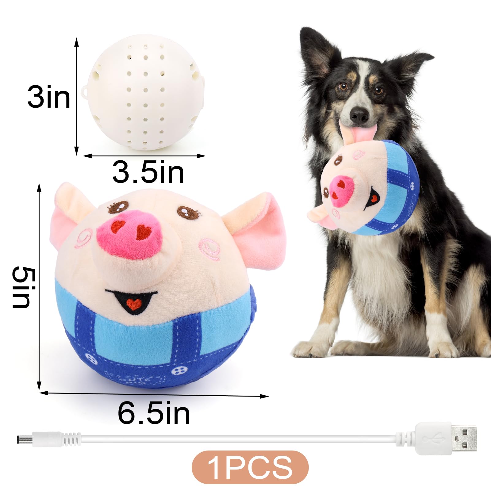 BABORUI reinforced chew toy with protective cover for durability