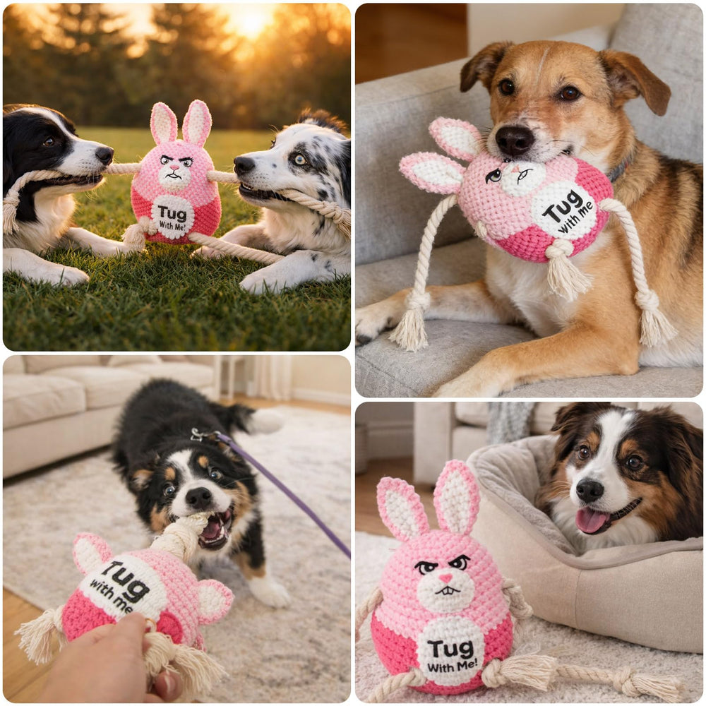 BABORUI rope toy supports healthy gums with safe chewing actions.