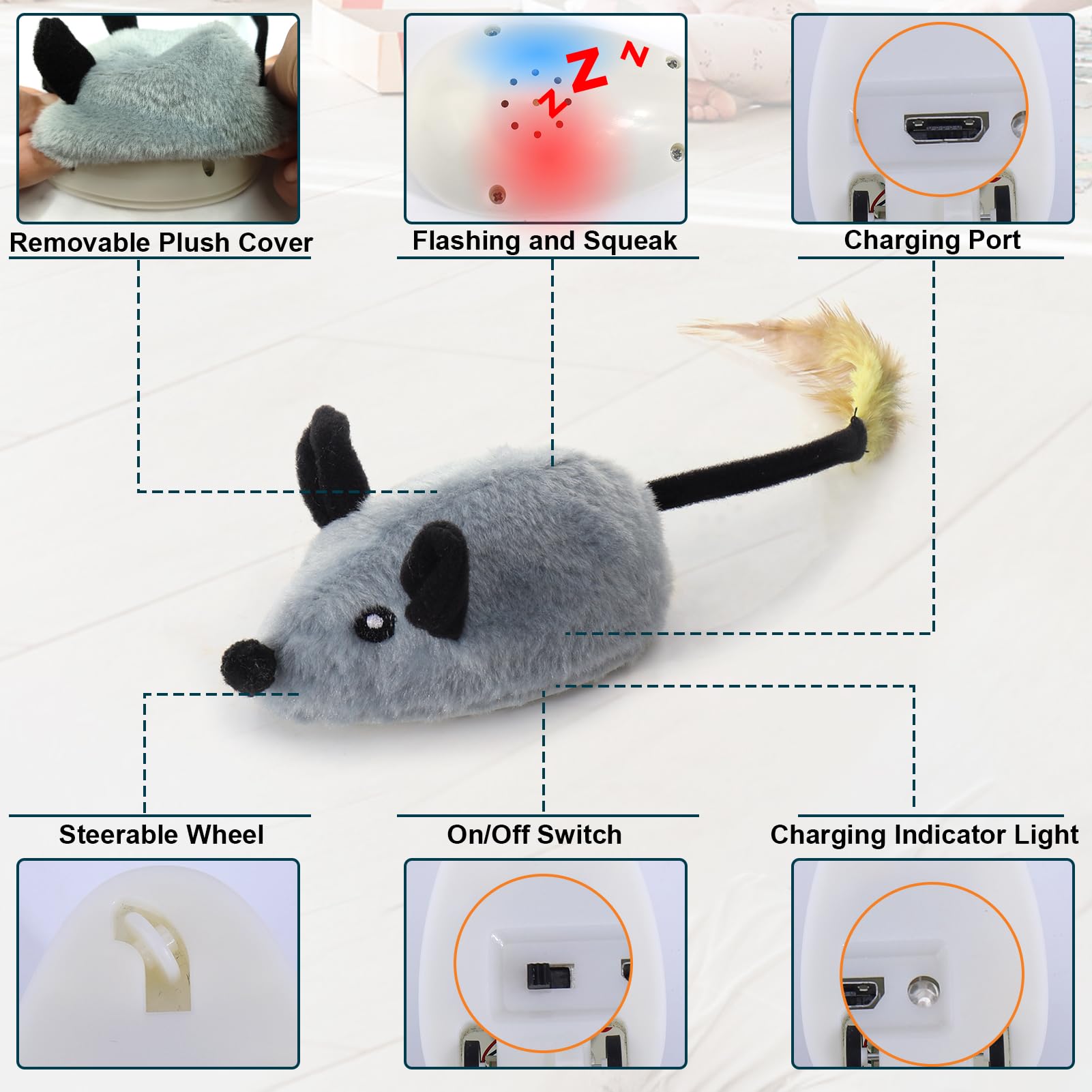 BABORUI escape-movement design dog toy challenges instincts safely.