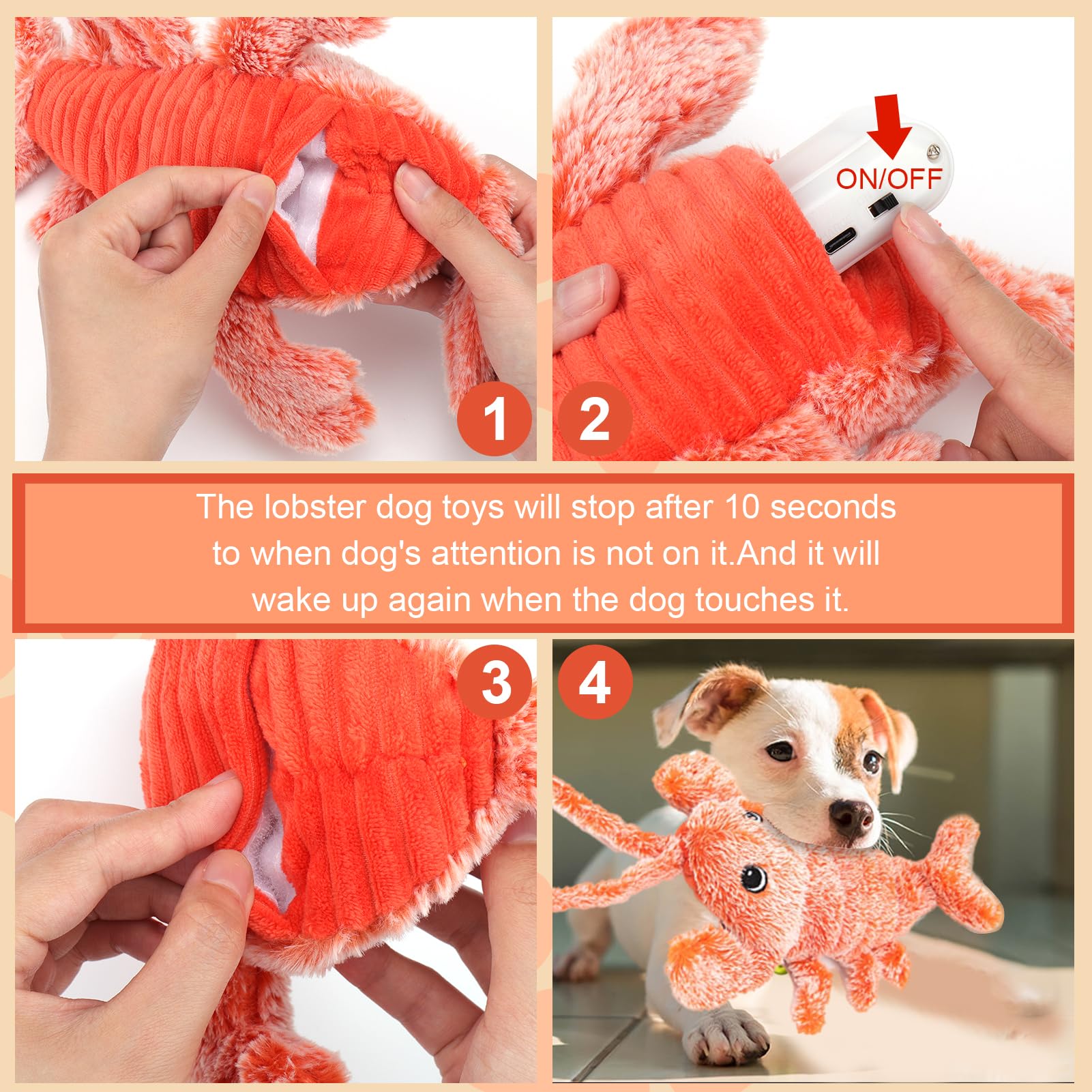 BABORUI interactive dog toy for boredom relief and focused play