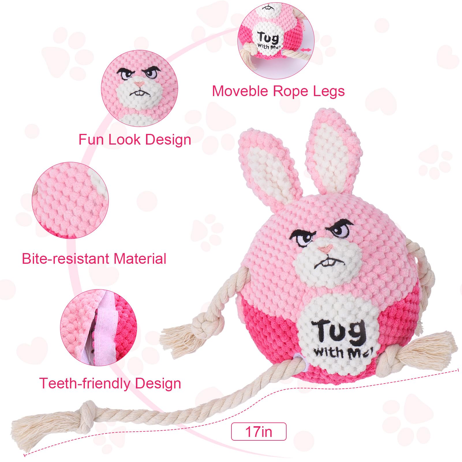 BABORUI dog toy helps relieve stress through interactive play.