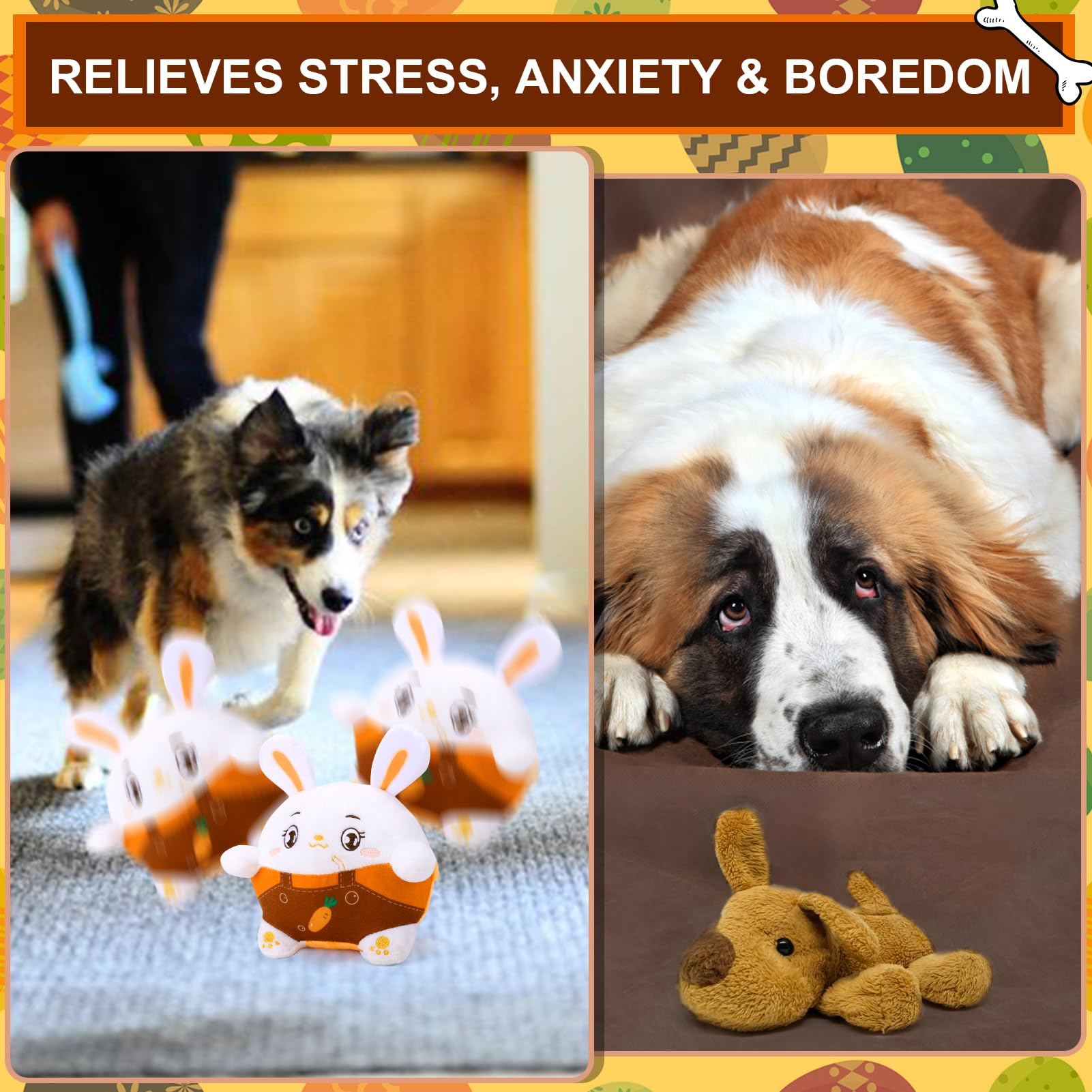 BABORUI Bunny rechargeable battery enables cordless, longer play sessions.