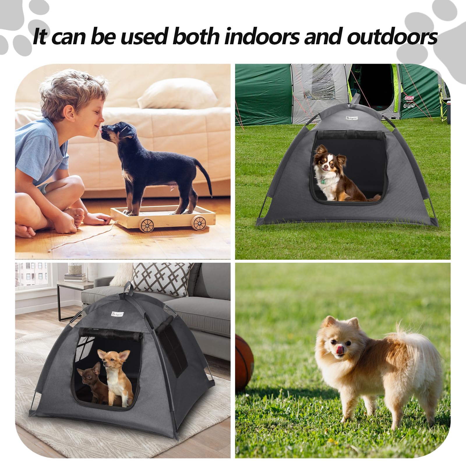 Babyezz cat tent machine washable for easy cleaning.
