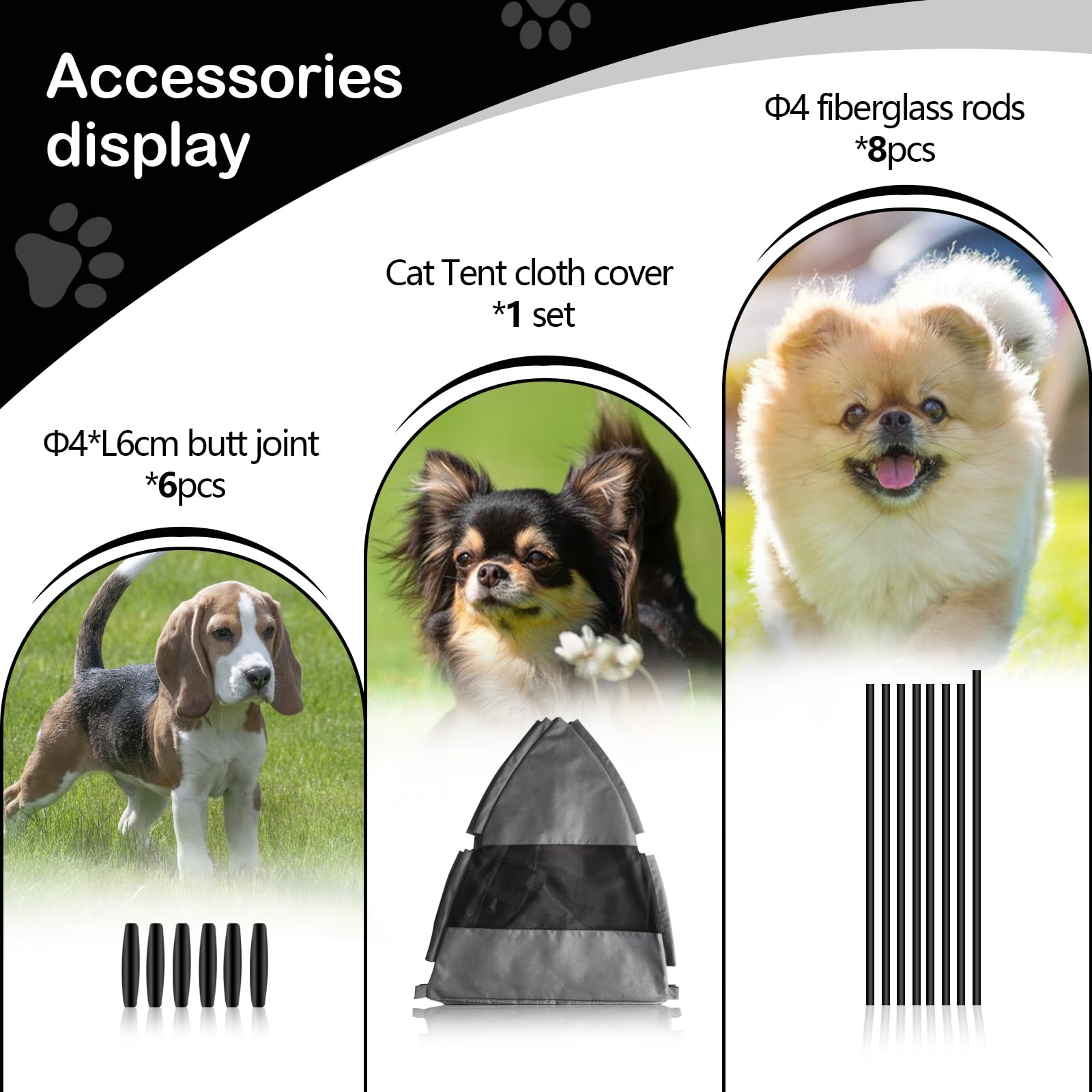Babyezz cat tent versatile for pets under 10 pounds.