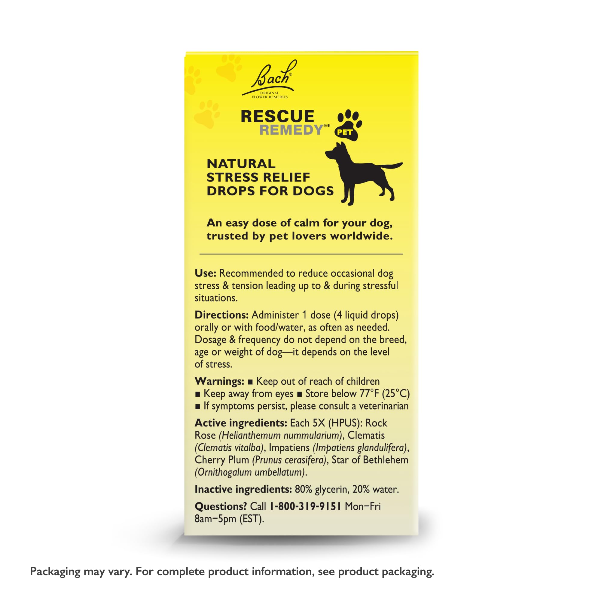 Bach Rescue Remedy Pet Dropper bottle cap close for easy administration.