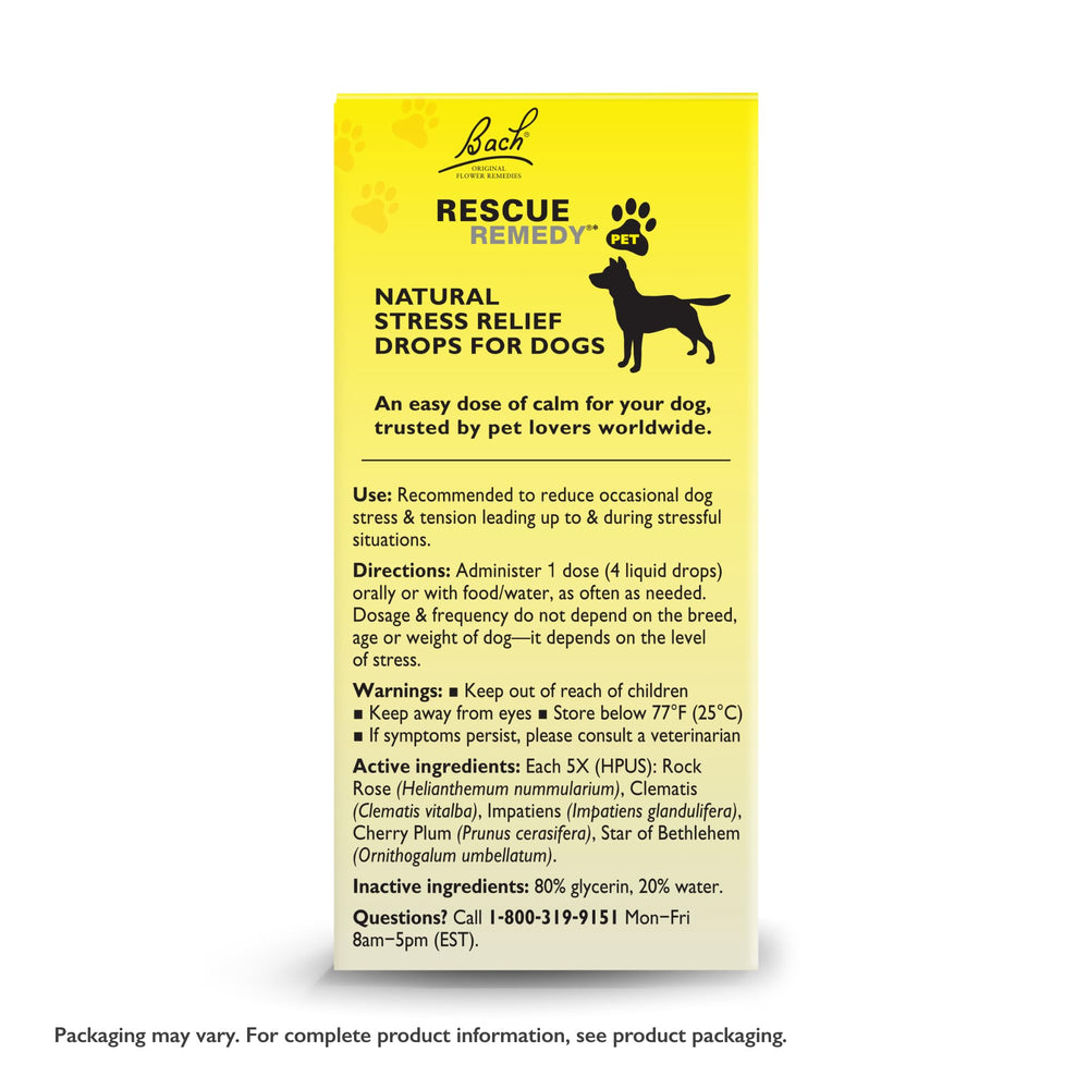 Bach Rescue Remedy Pet Dropper bottle cap close for easy administration.