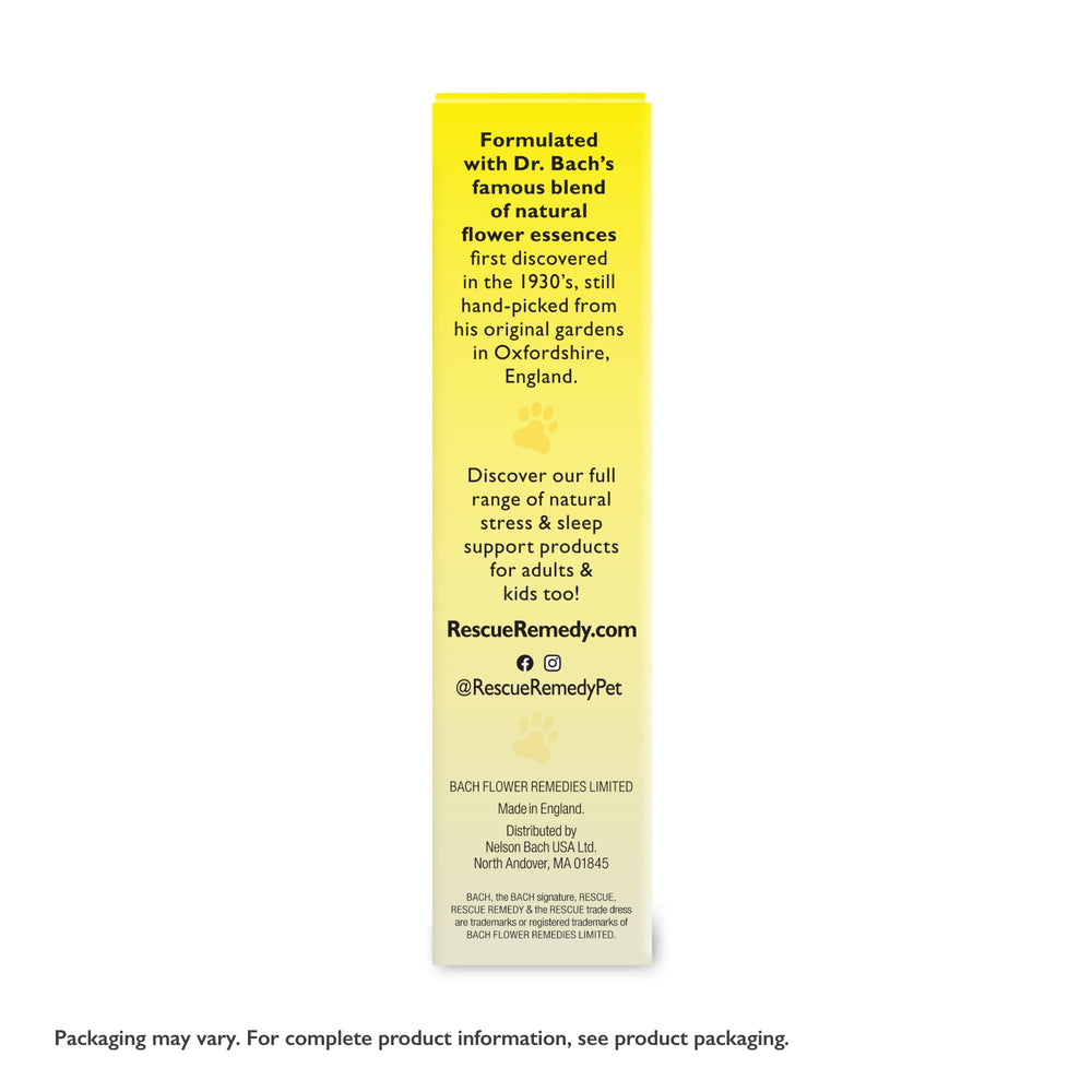 Bach Rescue Remedy Pet Dropper easy administration for all dogs.