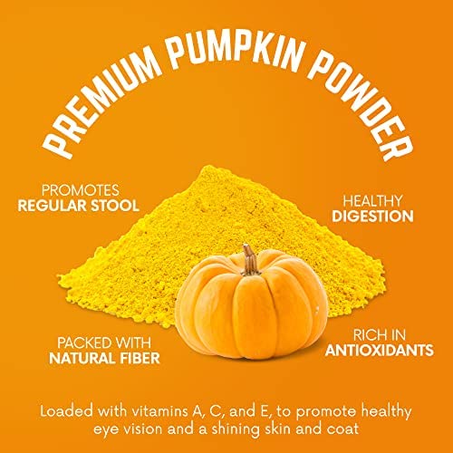 Back 40 Dogs pumpkin powder packaging showcases USA-made production