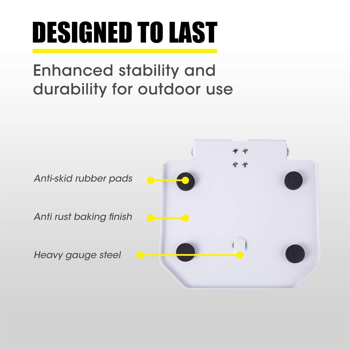 BACOENG premium steel body withstands outdoor use for durable pet hydration.