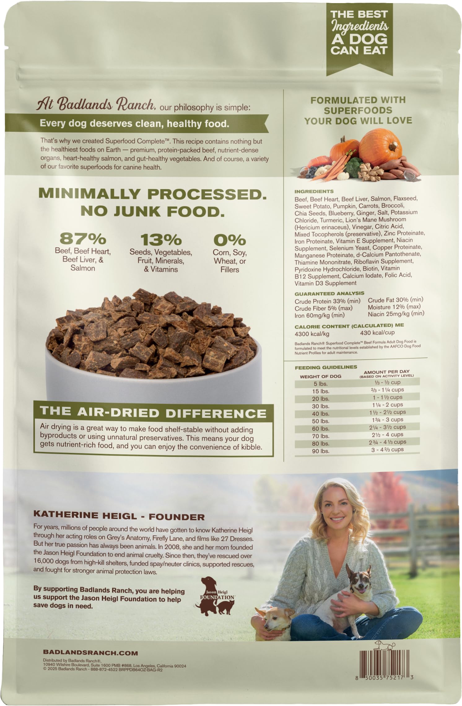 Badlands Ranch 64oz bulk bag demonstrates convenient packaging