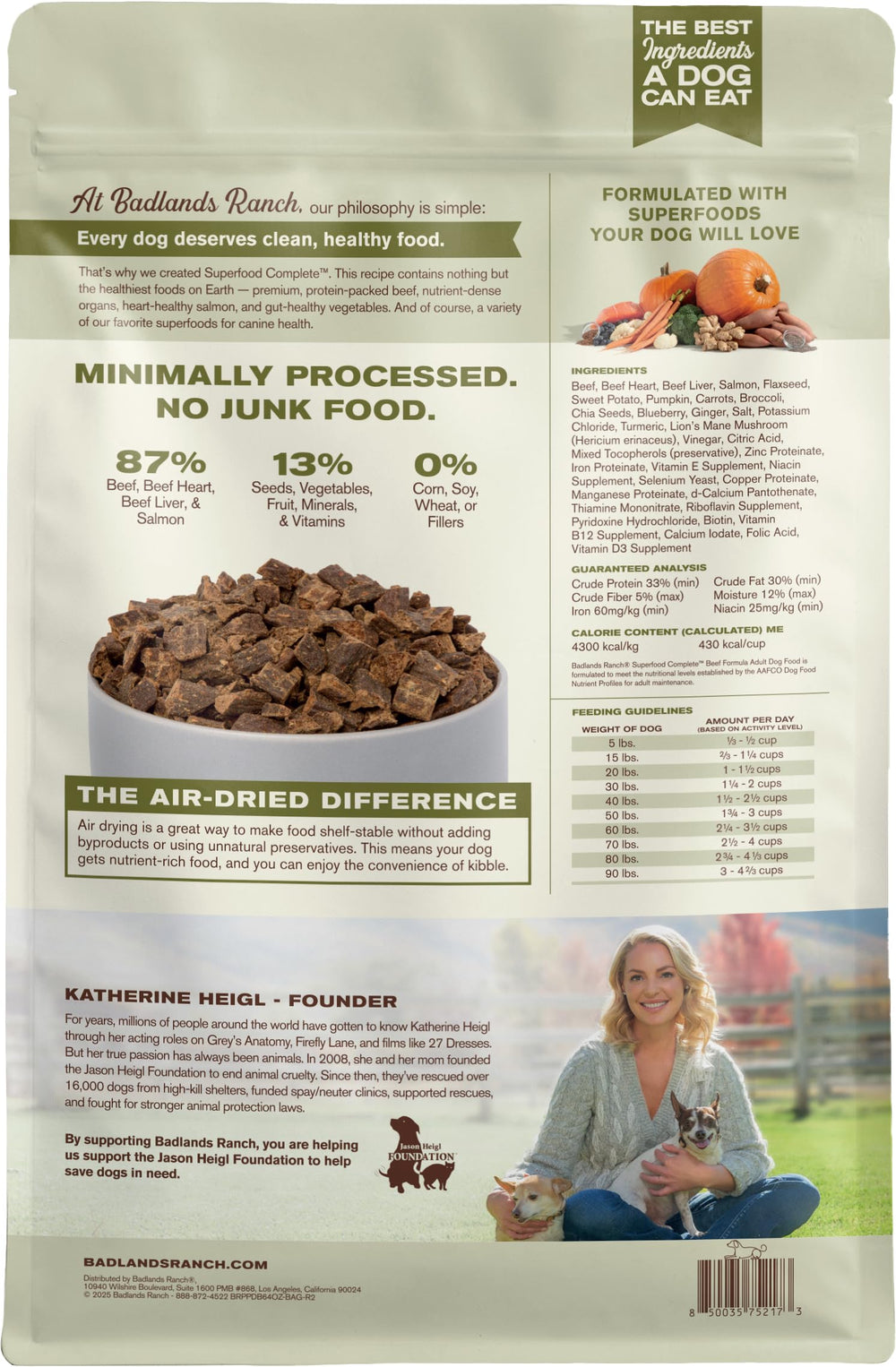 Badlands Ranch 64oz bulk bag demonstrates convenient packaging