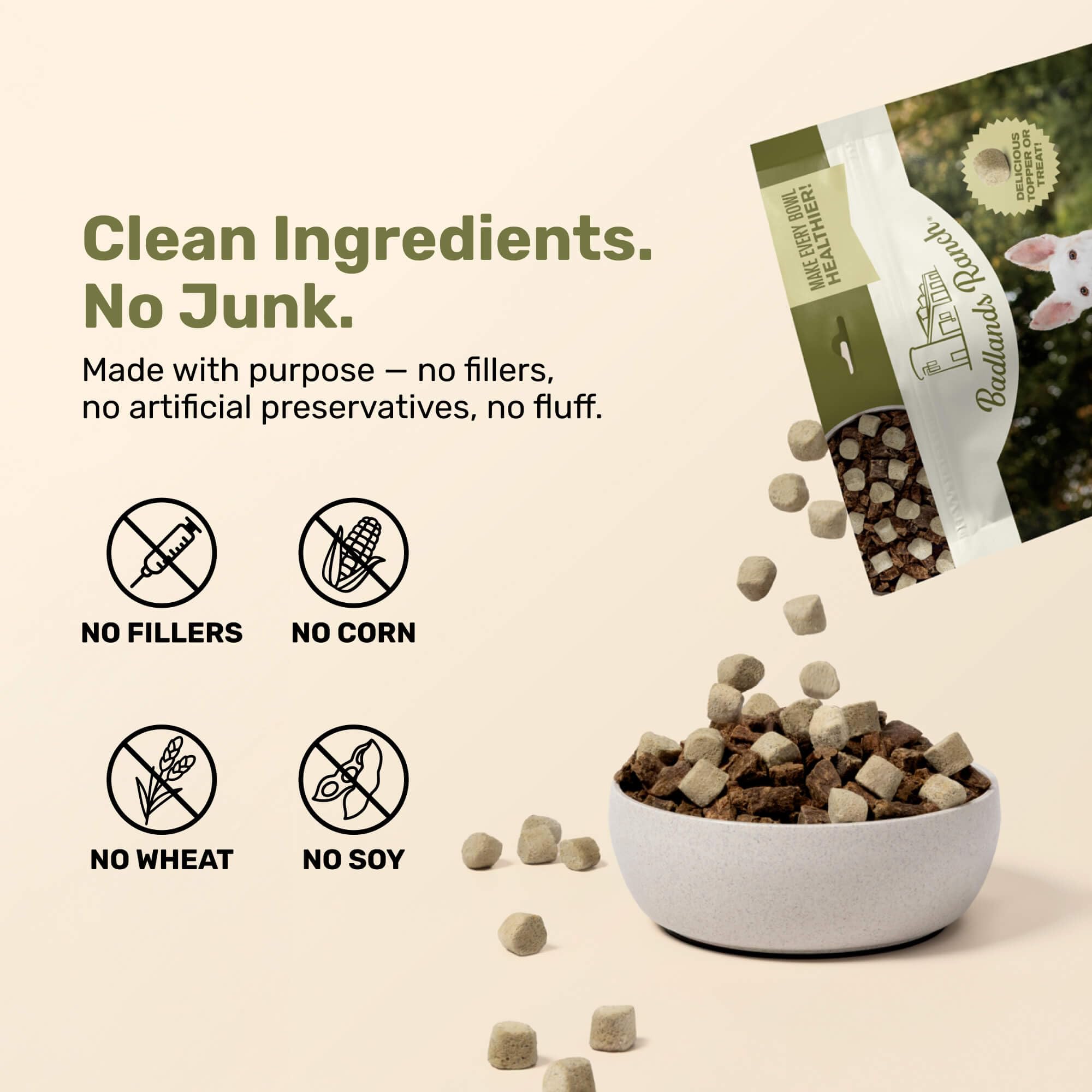 BADLANDS RANCH easy-use serving—no prep needed for on-the-go snacks.