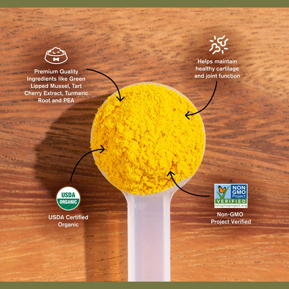 Badlands Ranch green-lipped mussel visual highlights joint and tendon support