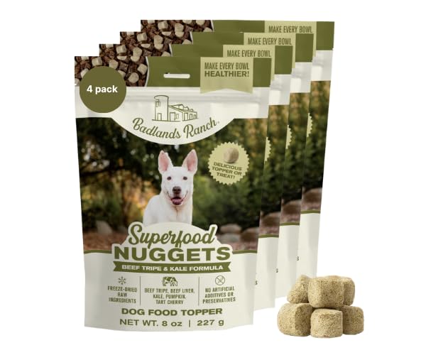 BADLANDS RANCH Superfood Nuggets bag front highlighting the nutrient-dense formula