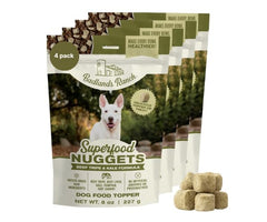 BADLANDS RANCH Superfood Nuggets bag front highlighting the nutrient-dense formula