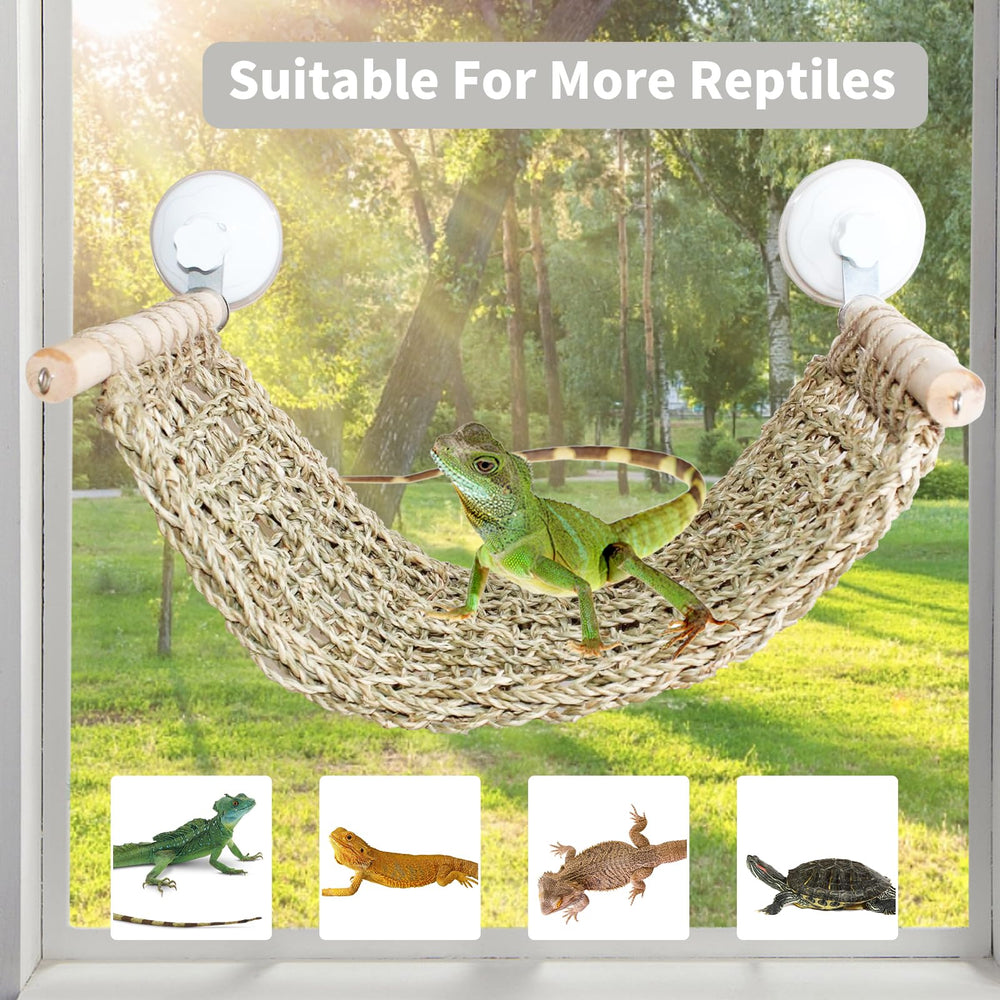BADWALT FlidRunest breathable seagrass hammock with mesh ventilation.