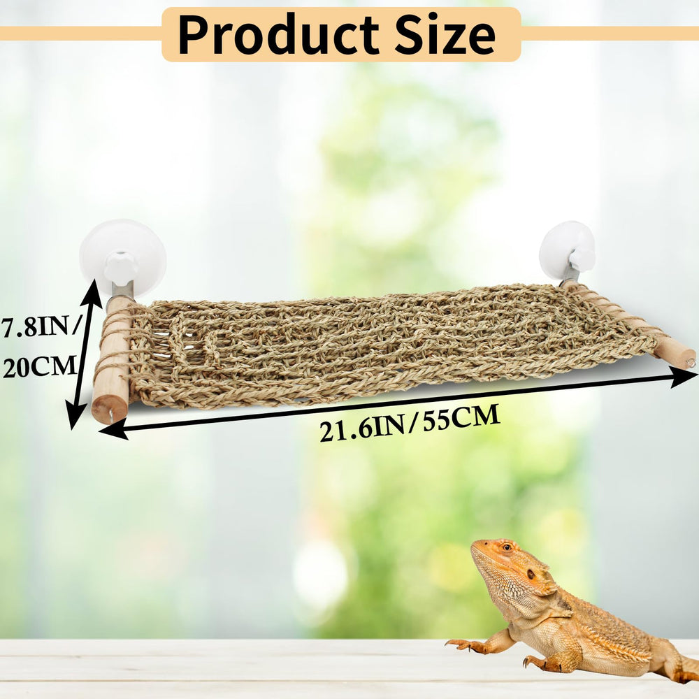 BADWALT FlidRunest wide window hammock fits various reptiles.