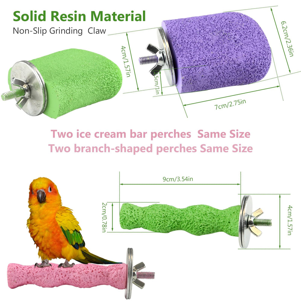 Baeruuss ice cream bar perch encouraging safe resting and chewing