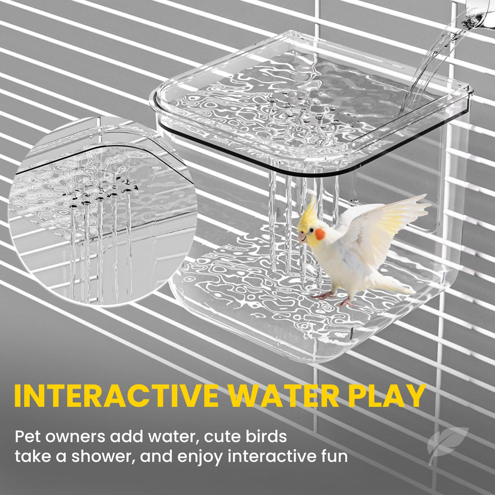 BAGHPBM Durable PC+PP plastic resists pecking and keeps clarity.