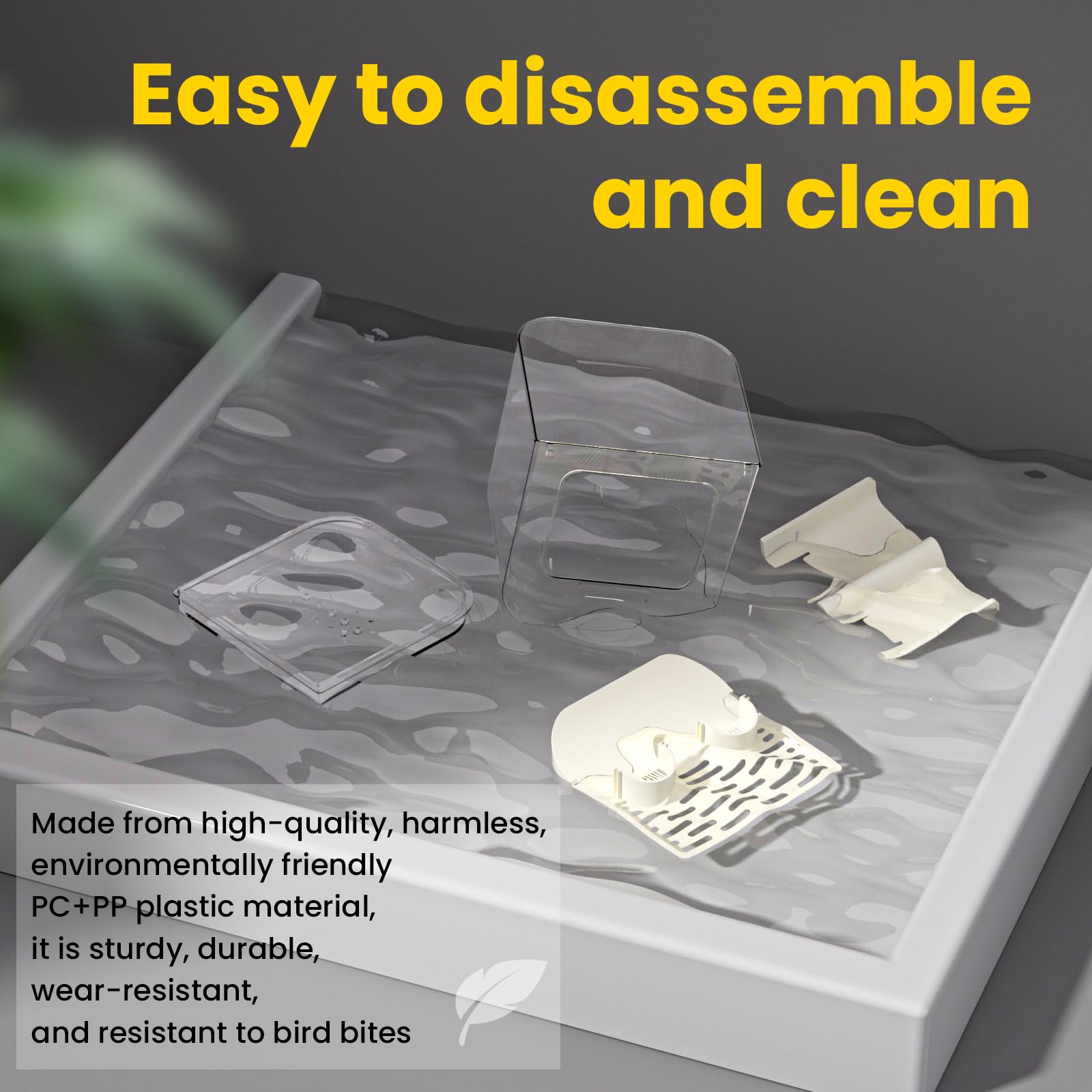 BAGHPBM Removable inner feeder for simple refilling and cleaning.
