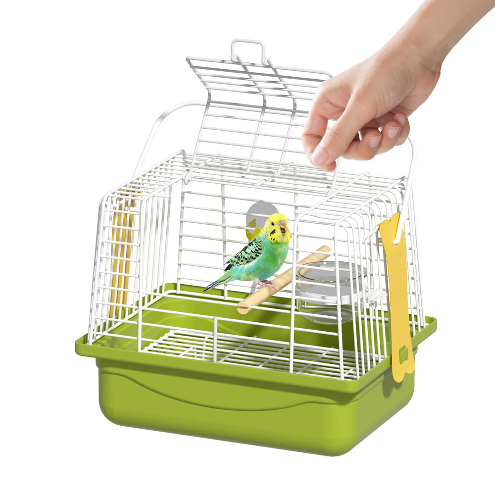 BAGHPBM small bird cage with open top for easy interaction.